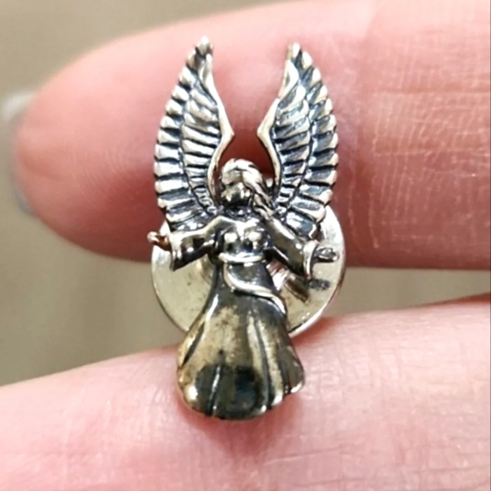 Trio Of Angels Clutch Lapel Pins
